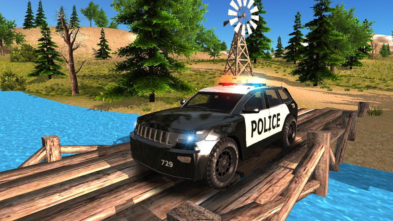 Screenshot 1 of Mobil Polisi Mengemudi Offroad 2
