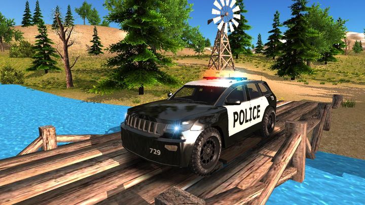 Screenshot 1 of Police Car Driving Offroad 2
