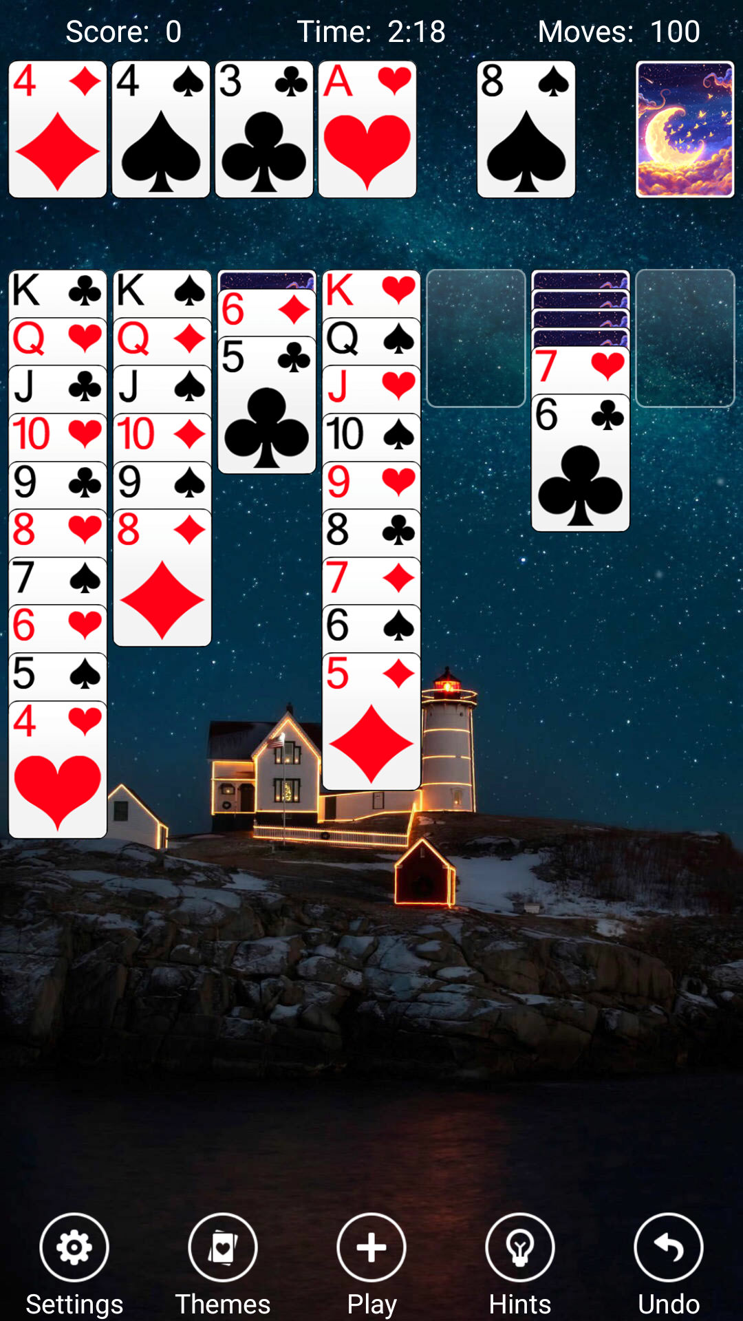 Solitaire Game Screenshot