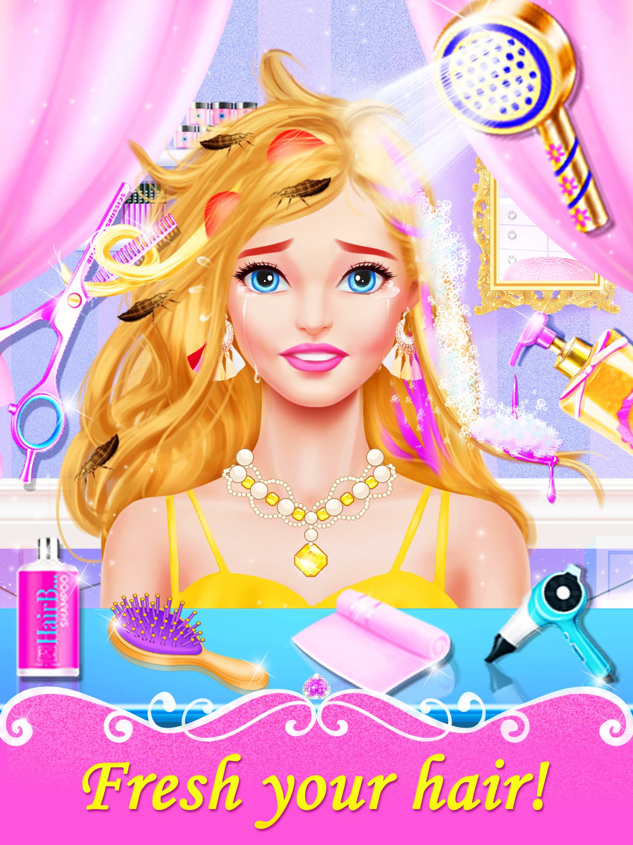Hair Nail Salon: Makeup Games Game Screenshot