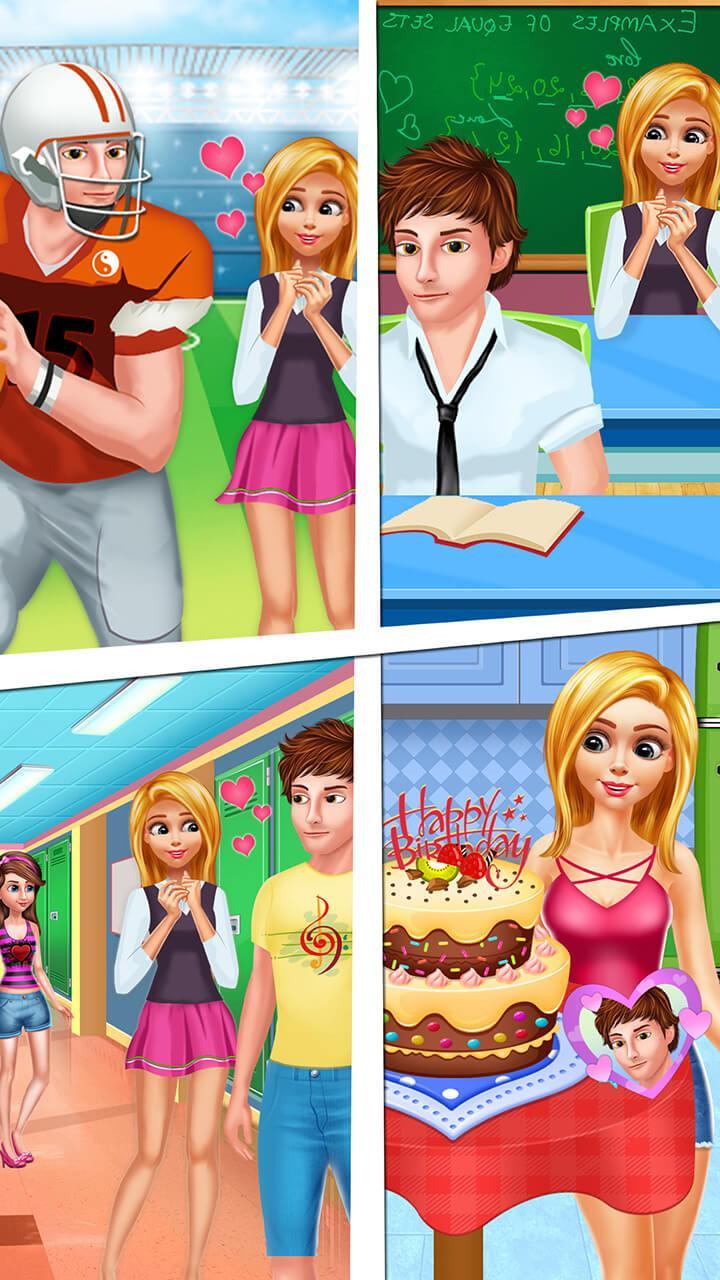 Captura de Tela do Jogo Girlfriend Breakup Story - Teen Love Choices