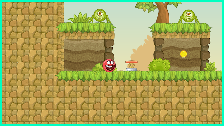 Red Jump Ball 5 : Red Bounce Ball Adventure screenshot game