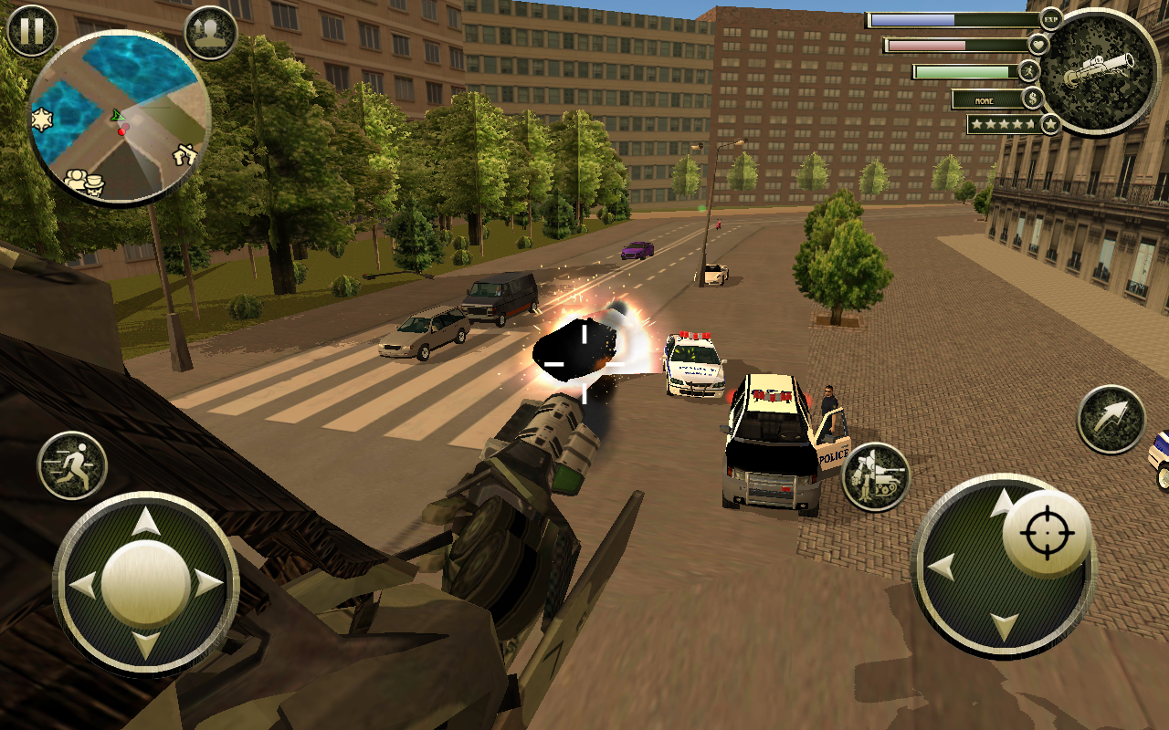 Tank Robot Game Screenshot