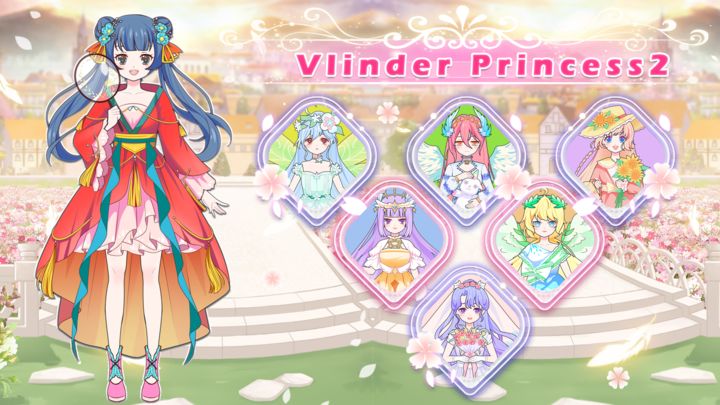 Screenshot 1 of Vlinder Princess2：doll dress up games,style avatar 