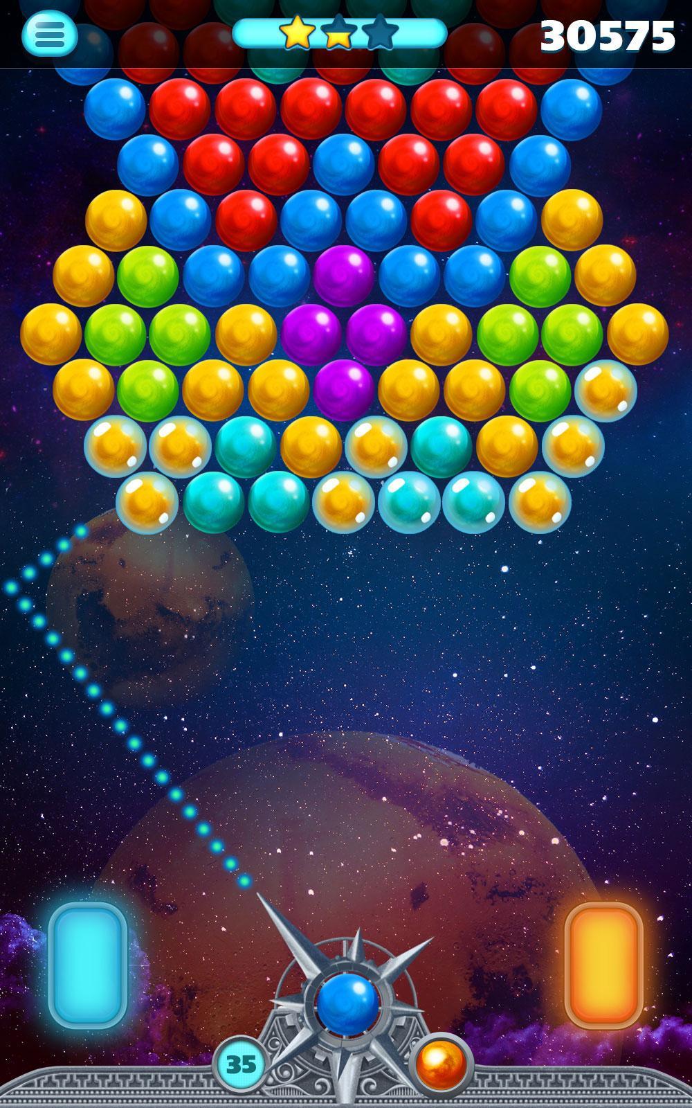 Bubble Mars ゲームのスクリーンショット