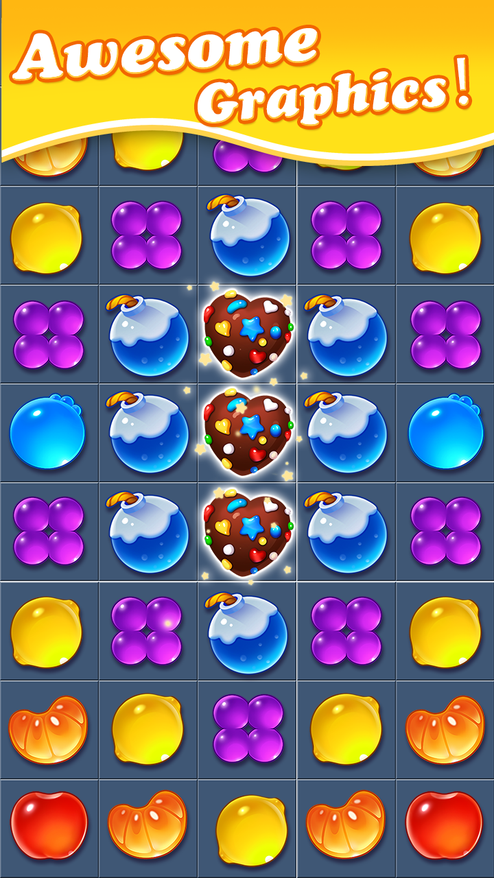 Fruit Candy World Game Screenshot