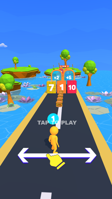 Stickman Runner Race Games 3D ゲームのスクリーンショット