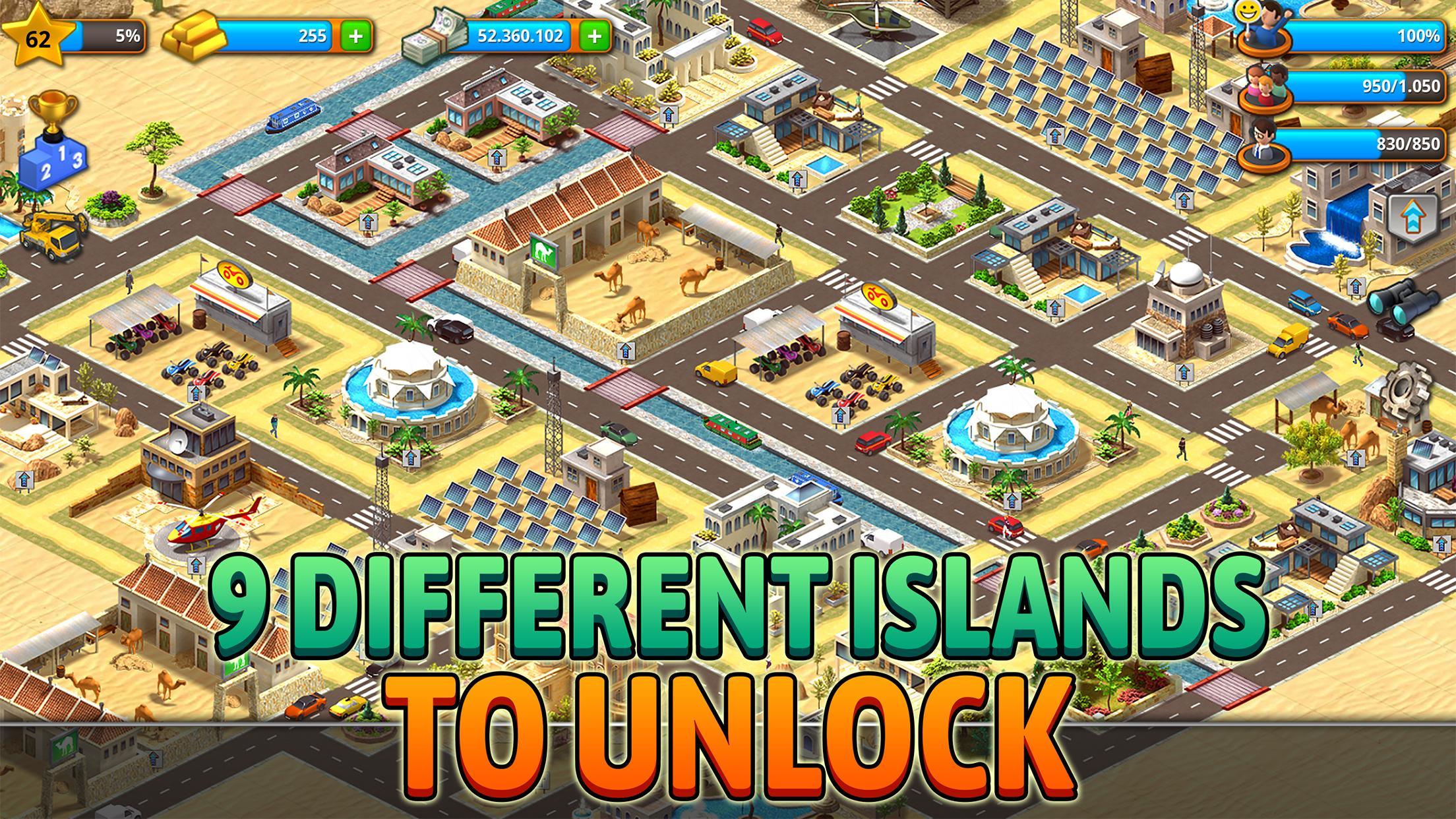 Paradise City: Building Sim Game Screenshot