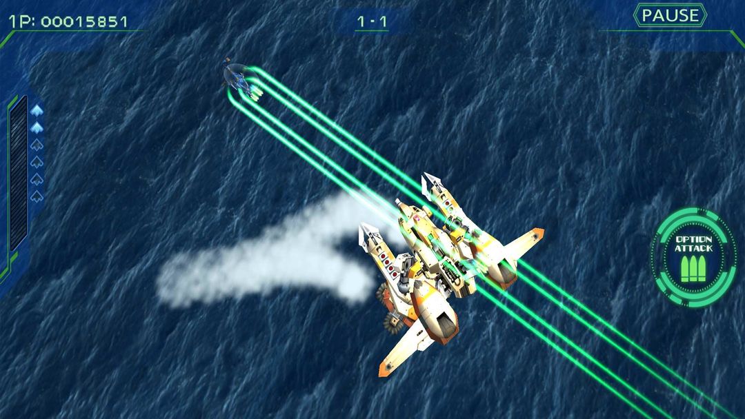 Screenshot of ZERO GUNNER 2 classic
