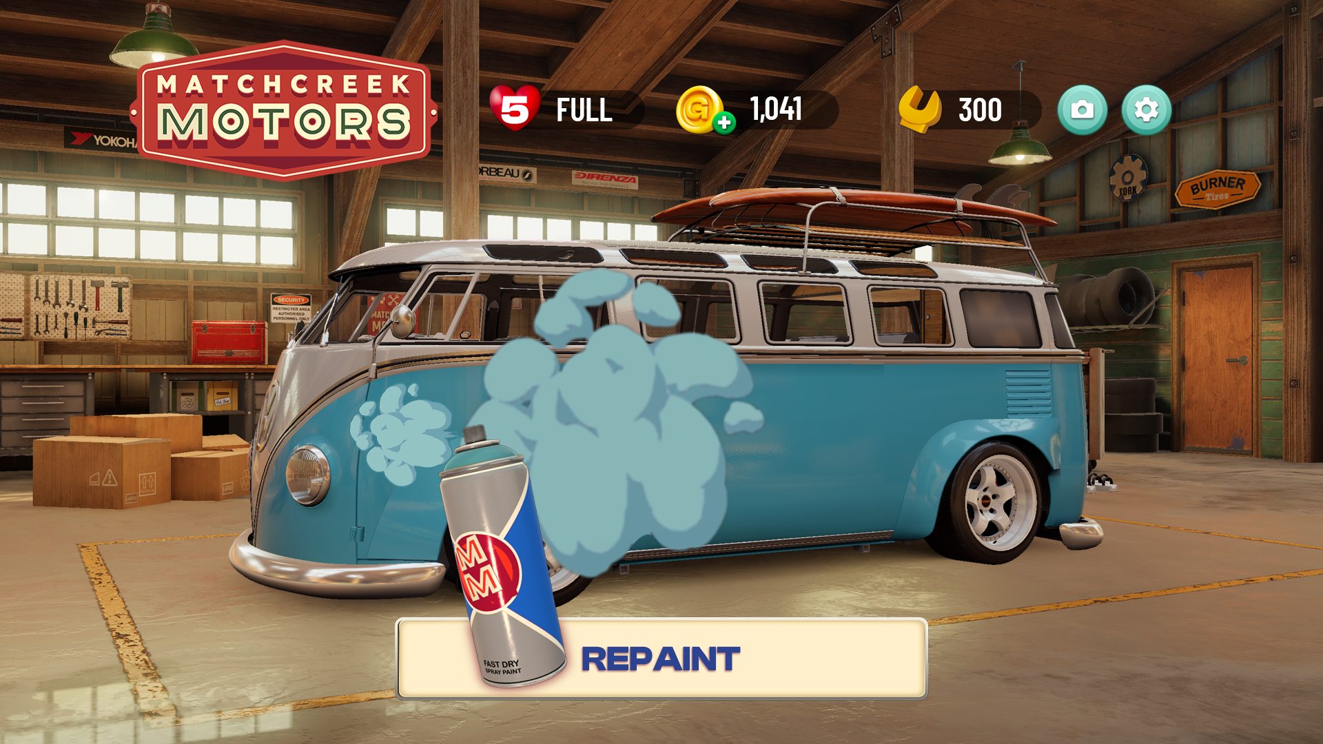 Matchcreek Motors: Custom Cars Game Screenshot