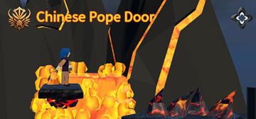 Banner of Chinese Pope Door 