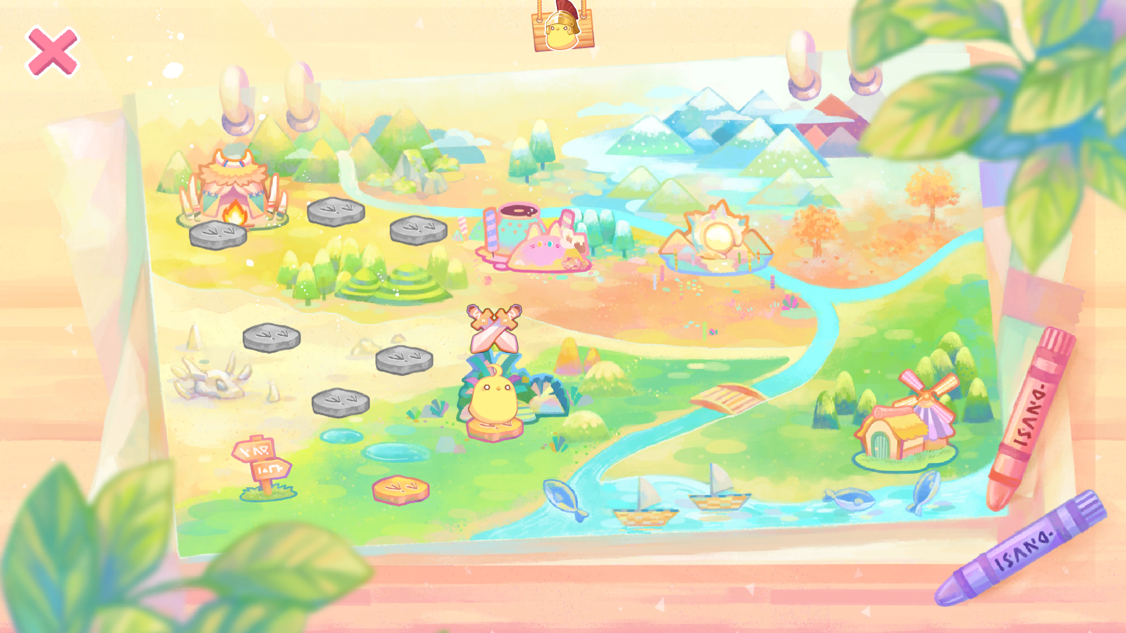 Скриншот игры 呆毛雞育成日記