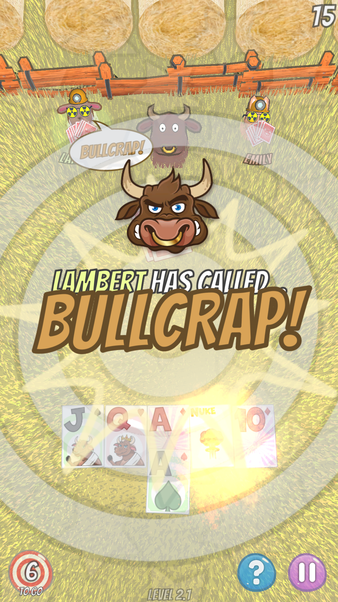 Screenshot of BULLCRAP!