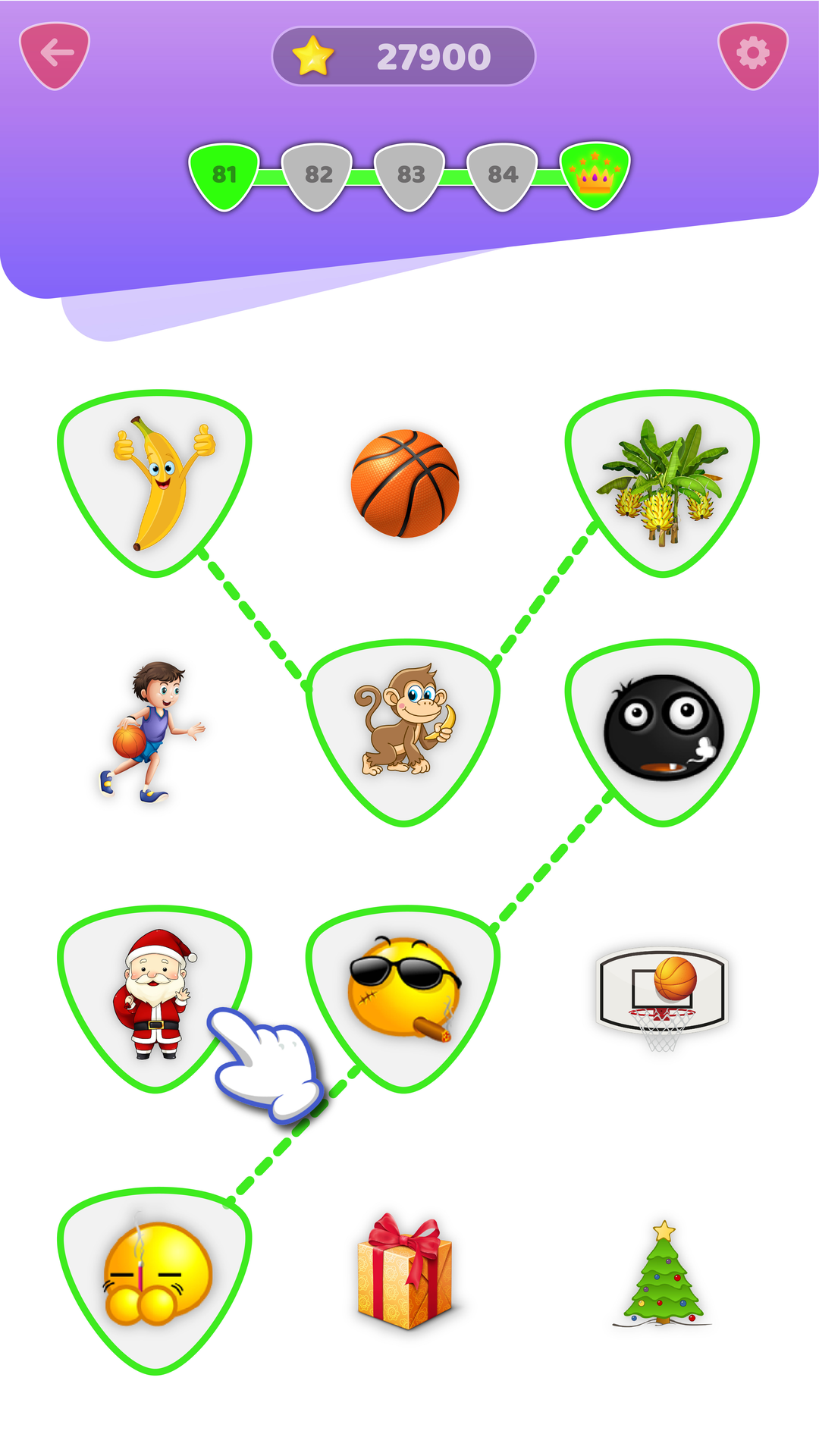 Screenshot of Emoji Matching Puzzle Game