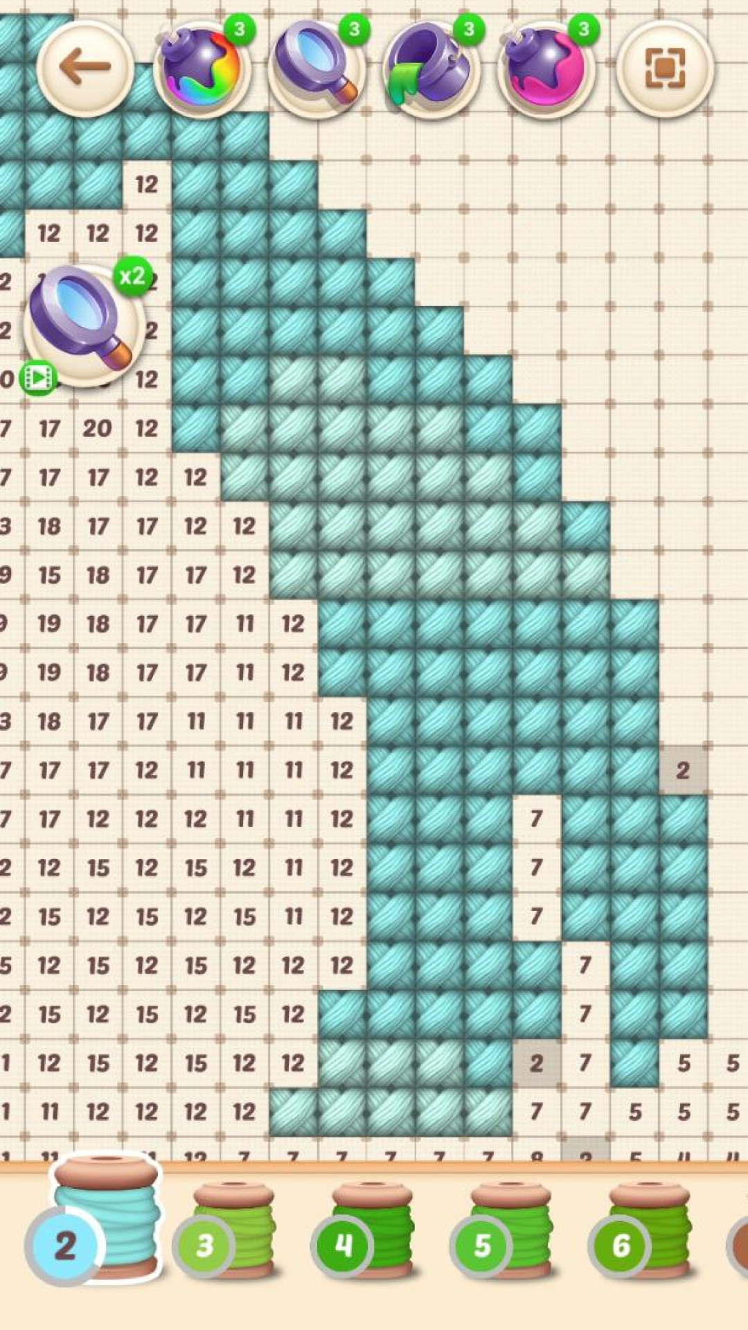 Аrt cross stitch Game Screenshot
