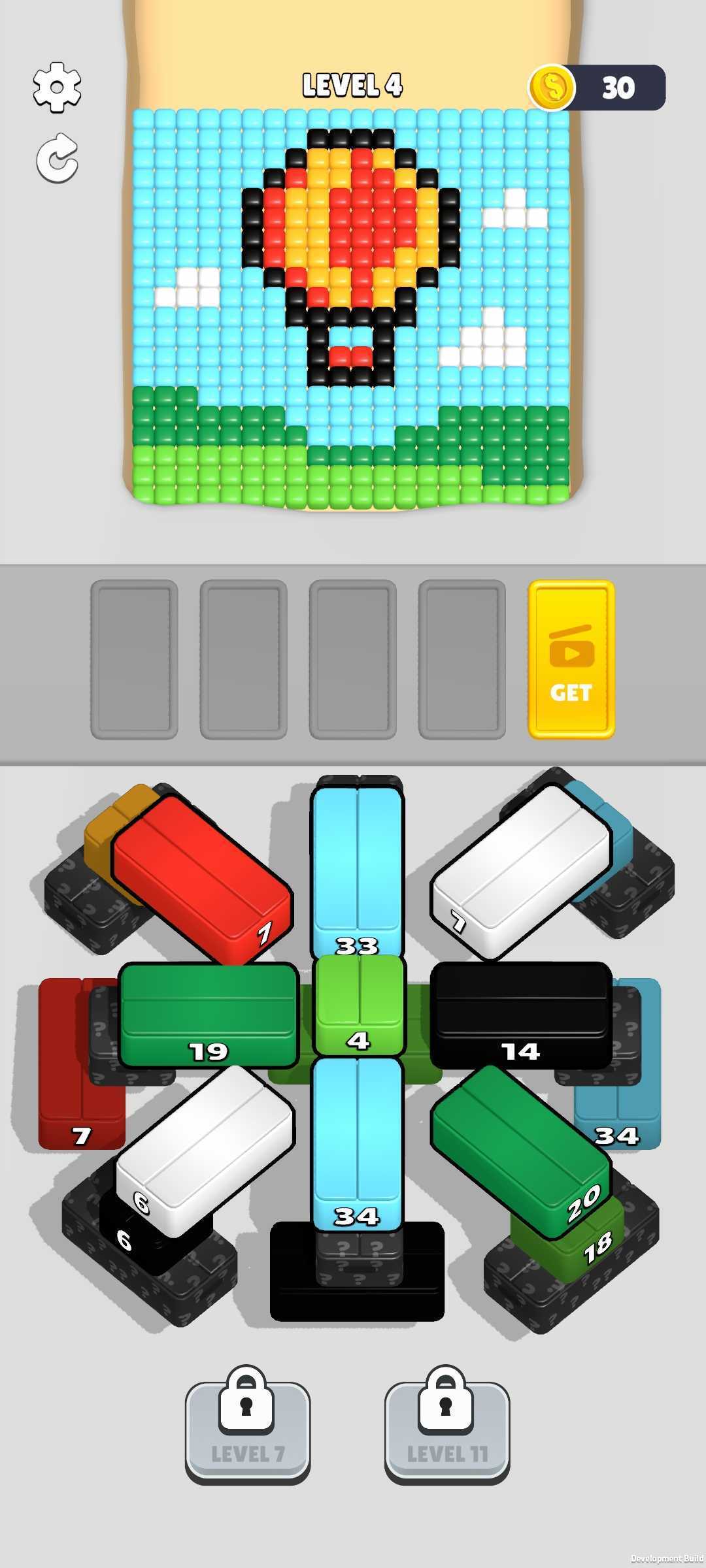 Pixel Frenzy Game Screenshot