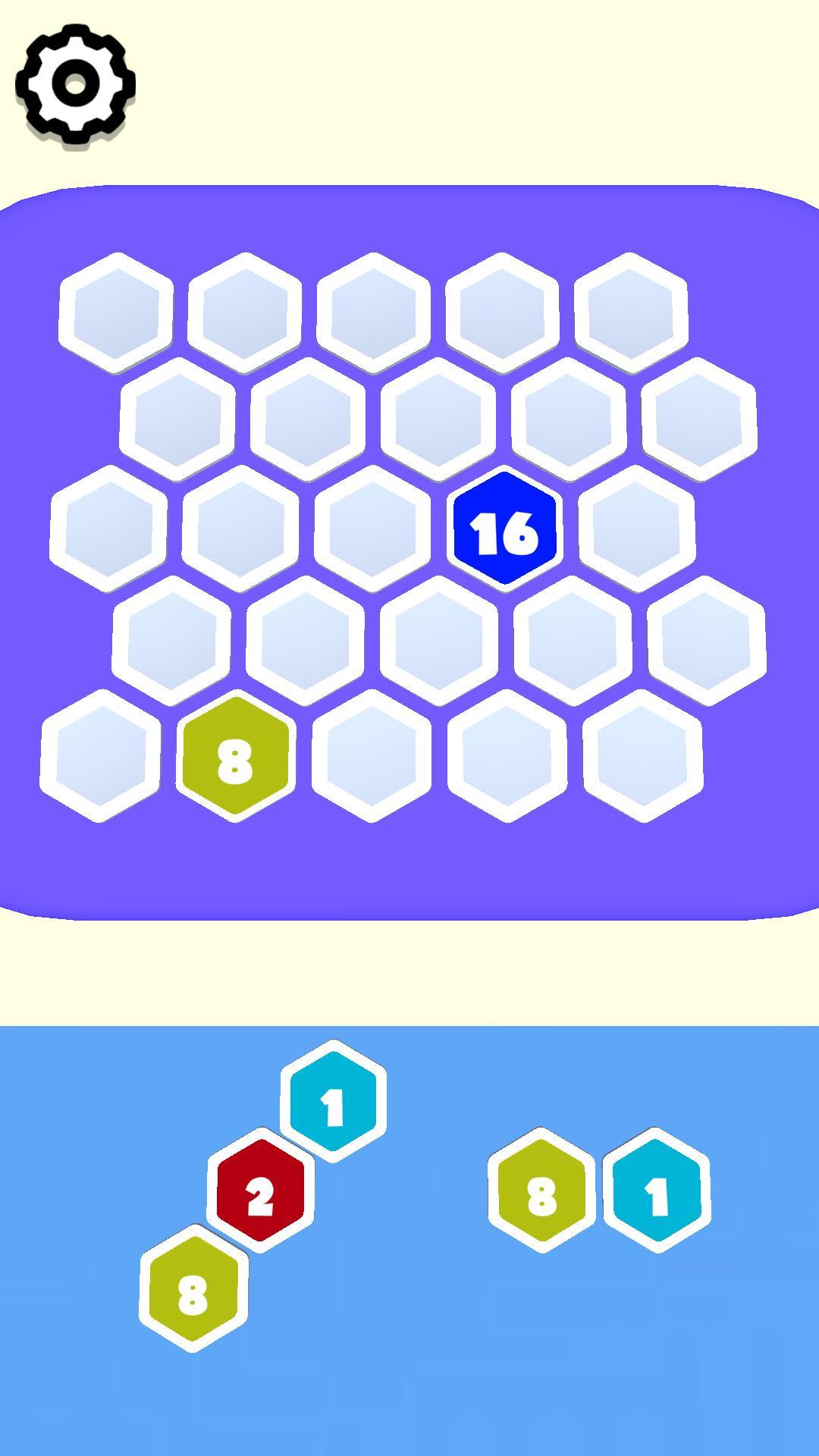 Hex 2048 ภาพหน้าจอเกม