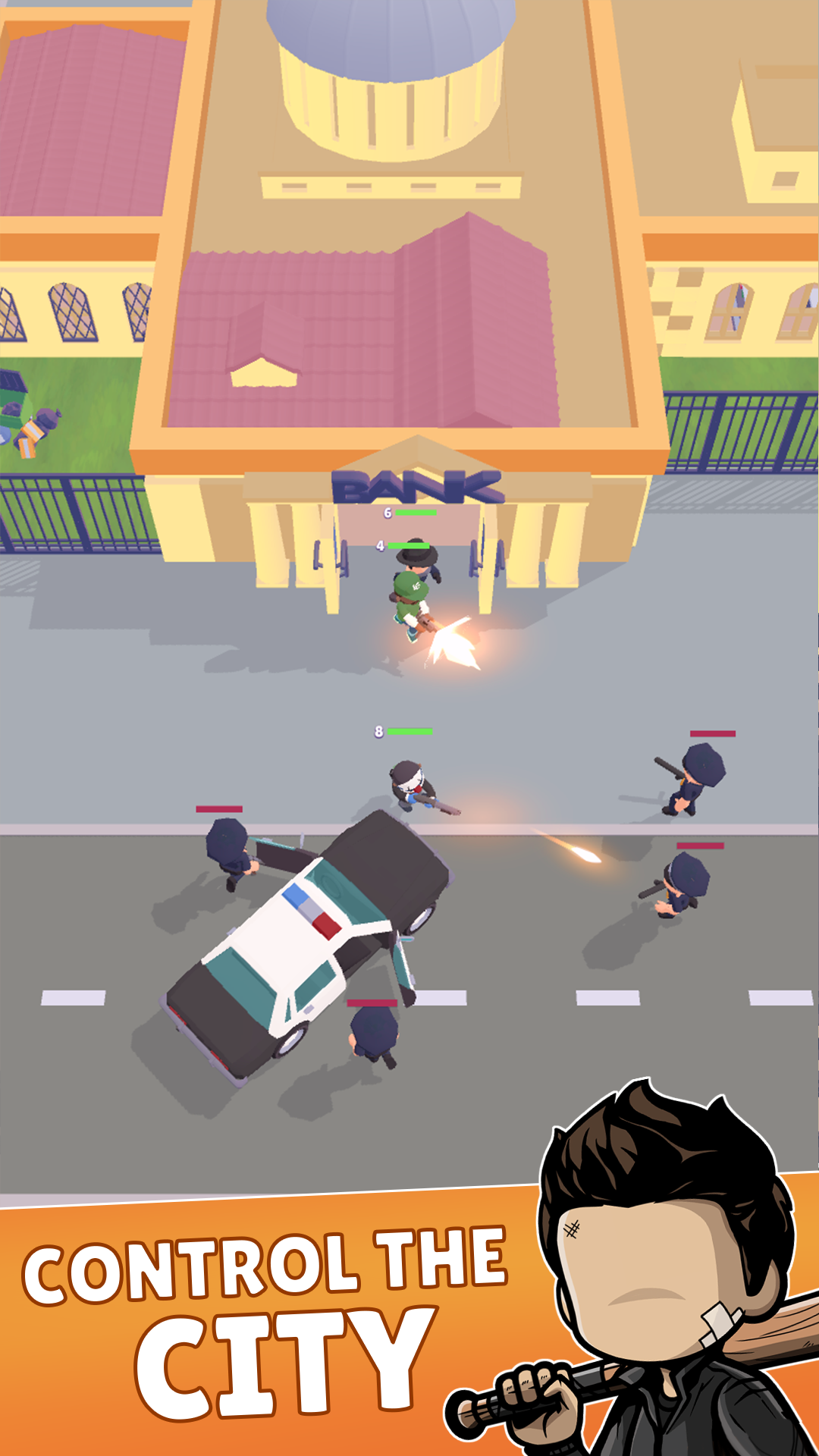 Merge Gangster Heist vs Police Game Screenshot