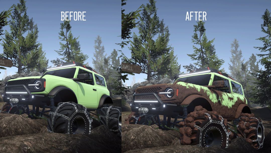 Mudness Offroad Car Simulator ภาพหน้าจอเกม