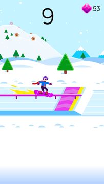 Ketchapp Winter Sports Game Screenshot