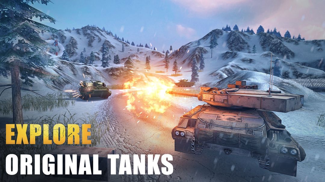 Tank Force: War games of Blitz screenshot game