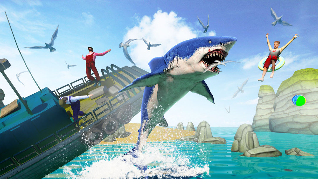 Shark Attack Sim: Hunting Game screenshot game