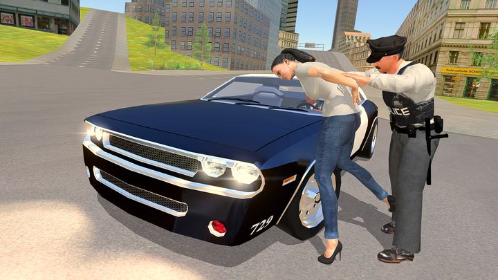Screenshot 1 of Police Chase - The Cop Car Driver 1.24