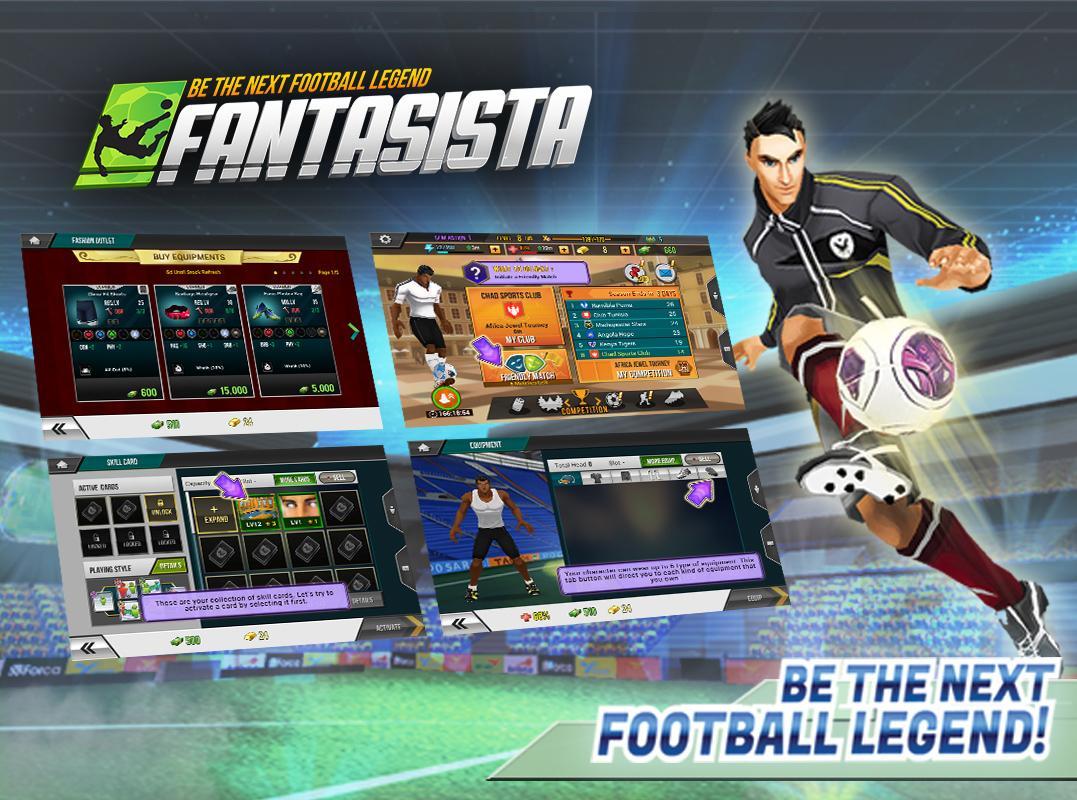 Football Saga Fantasista 게임 스크린 샷
