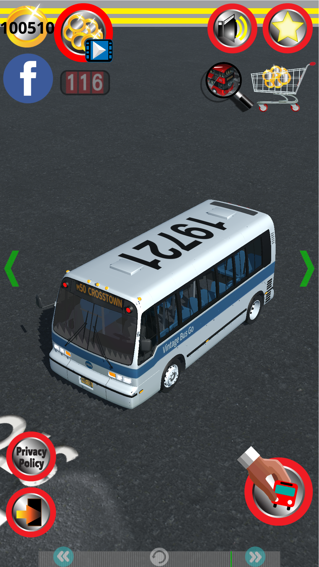 Vintage Bus Go Game Screenshot
