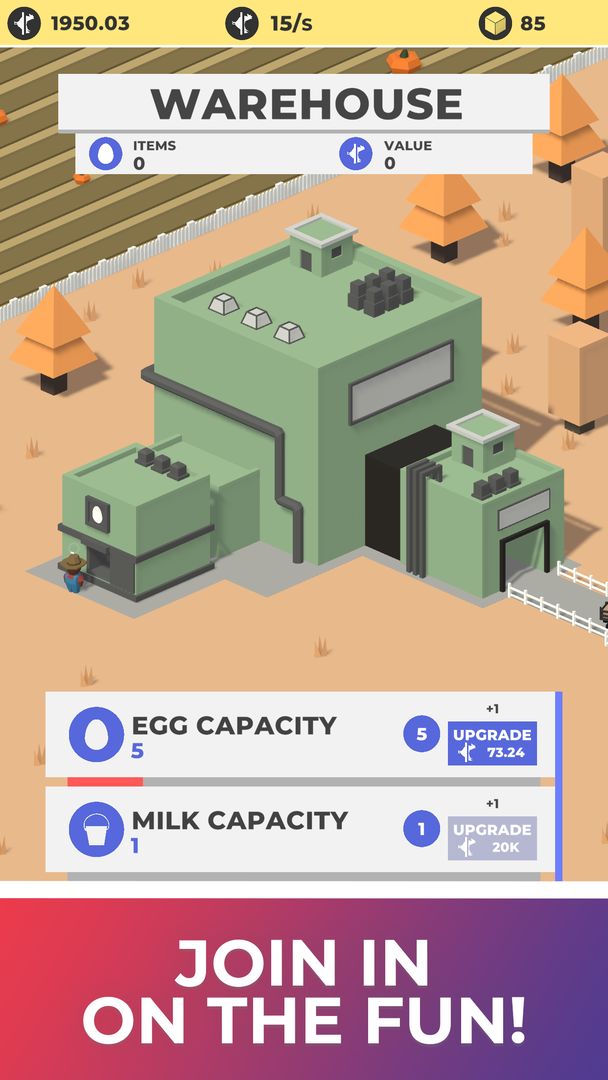 Idle Farmyard - Farming Empire 게임 스크린 샷
