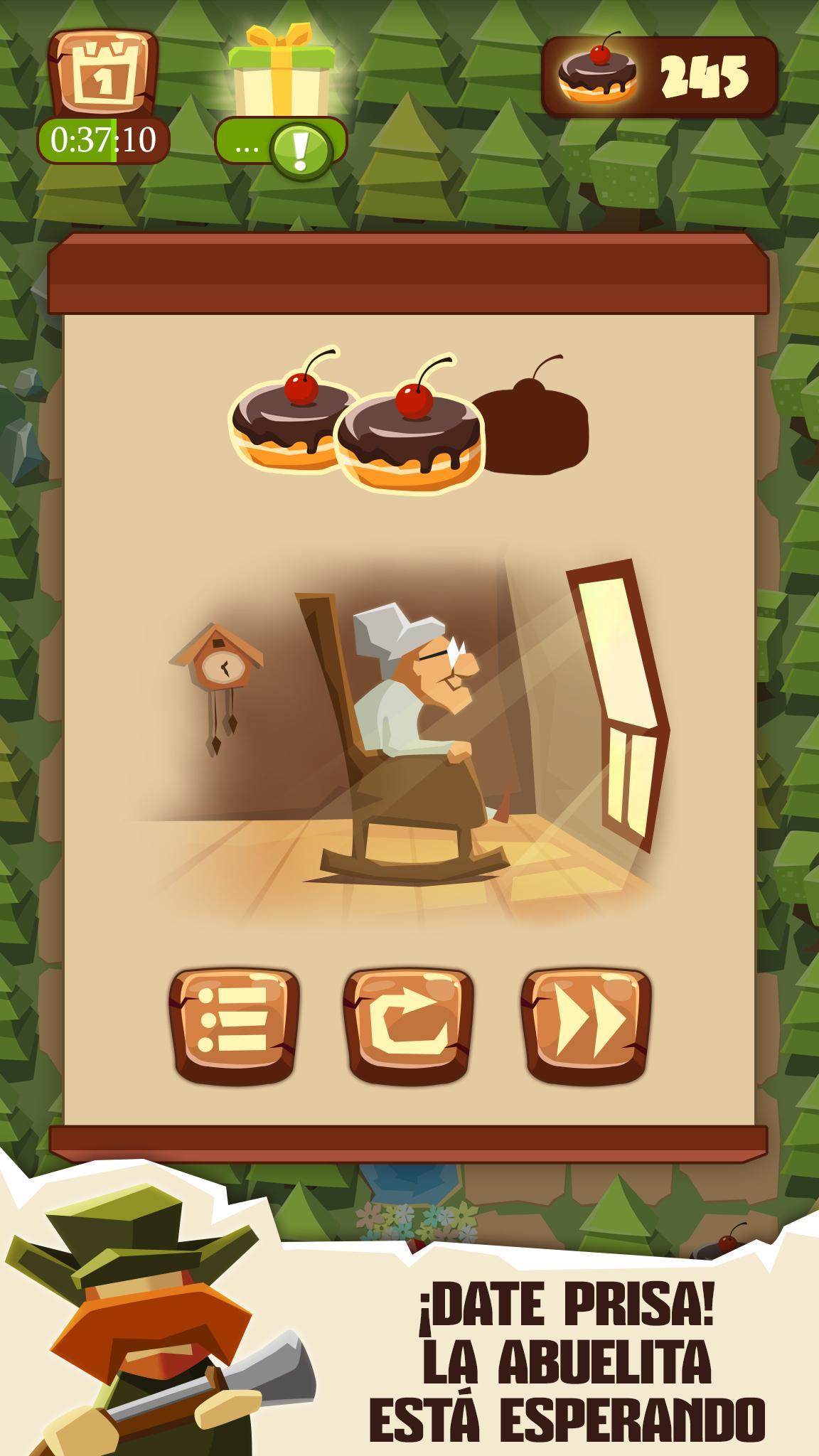 Captura de Pantalla del Juego Bring me Cakes - Puzzle Mágico