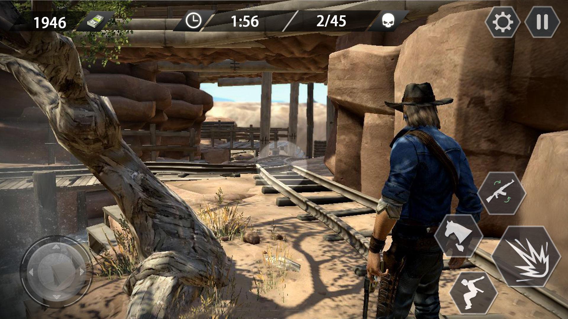 Cowboy Gun War Game Screenshot