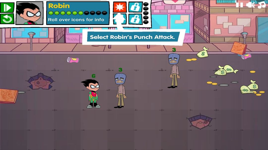Screenshot of Titans Most Wanted