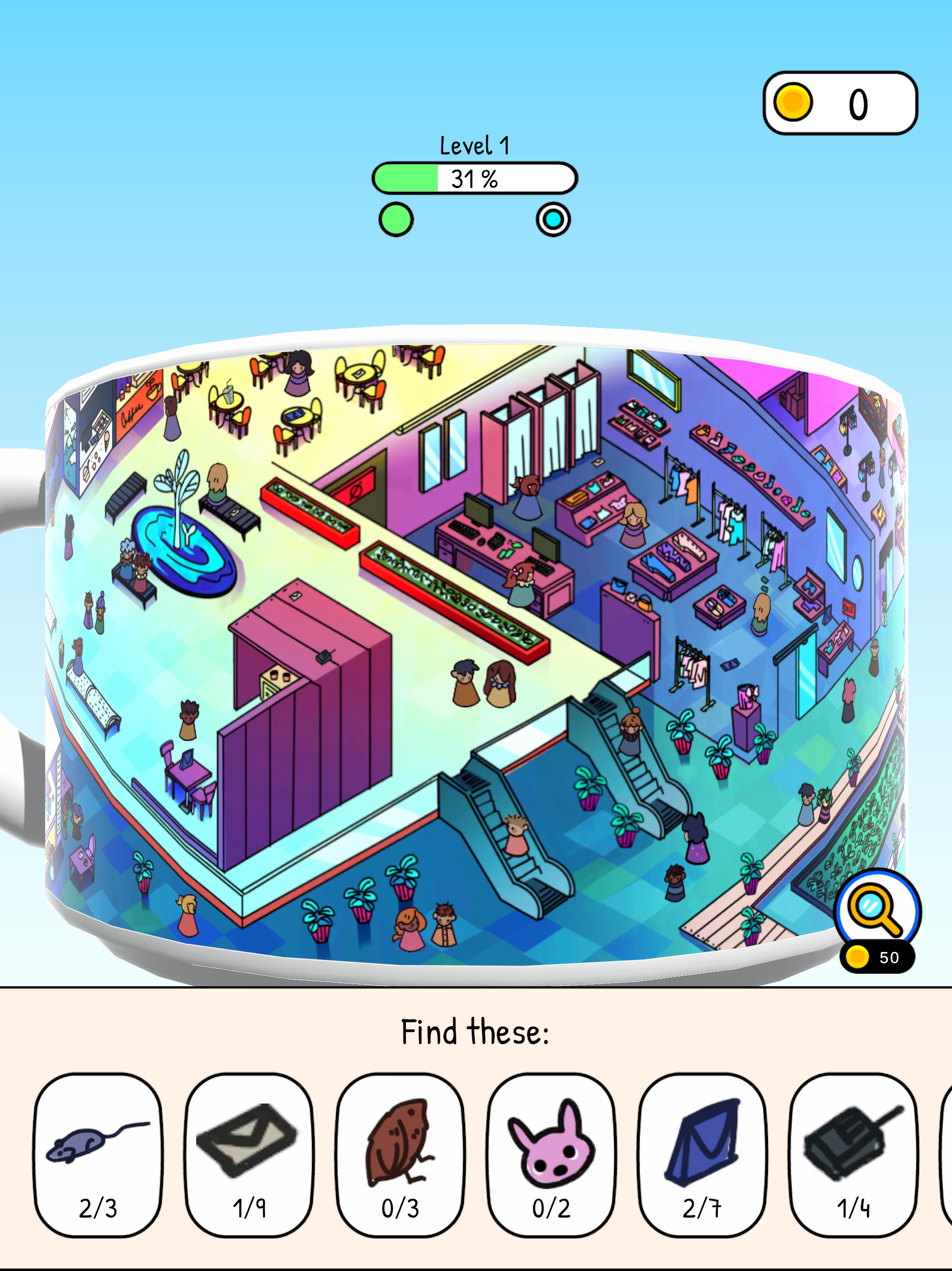 Cuplikan Layar Game Hidden Art 3D