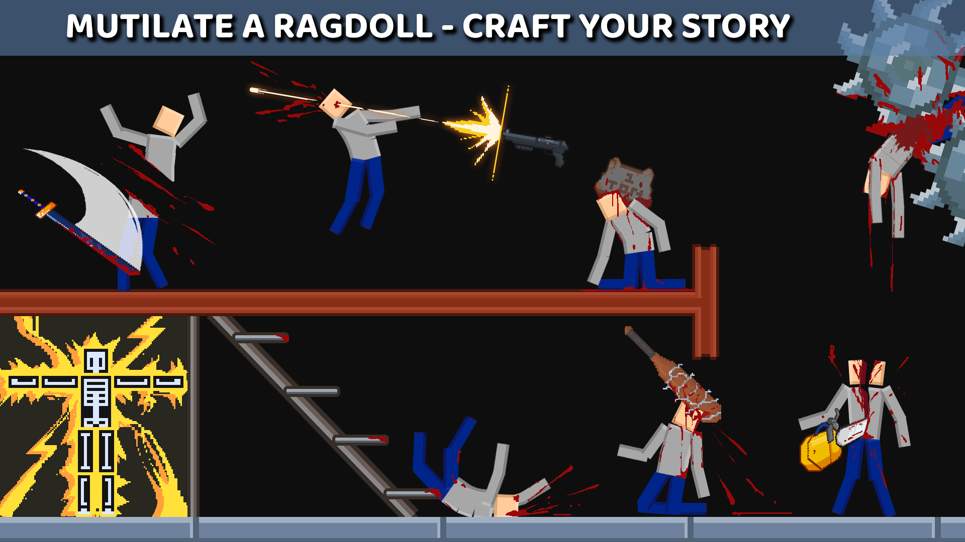 Mutilate a Ragdoll ゲームのスクリーンショット