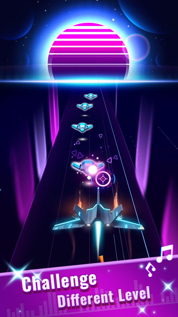 Rhythm Flight: EDM Music Game ภาพหน้าจอเกม