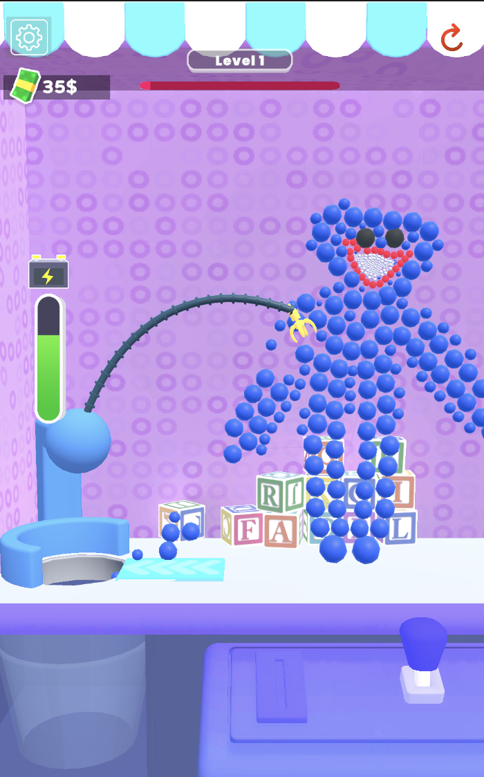 Claw Crusher Game Screenshot