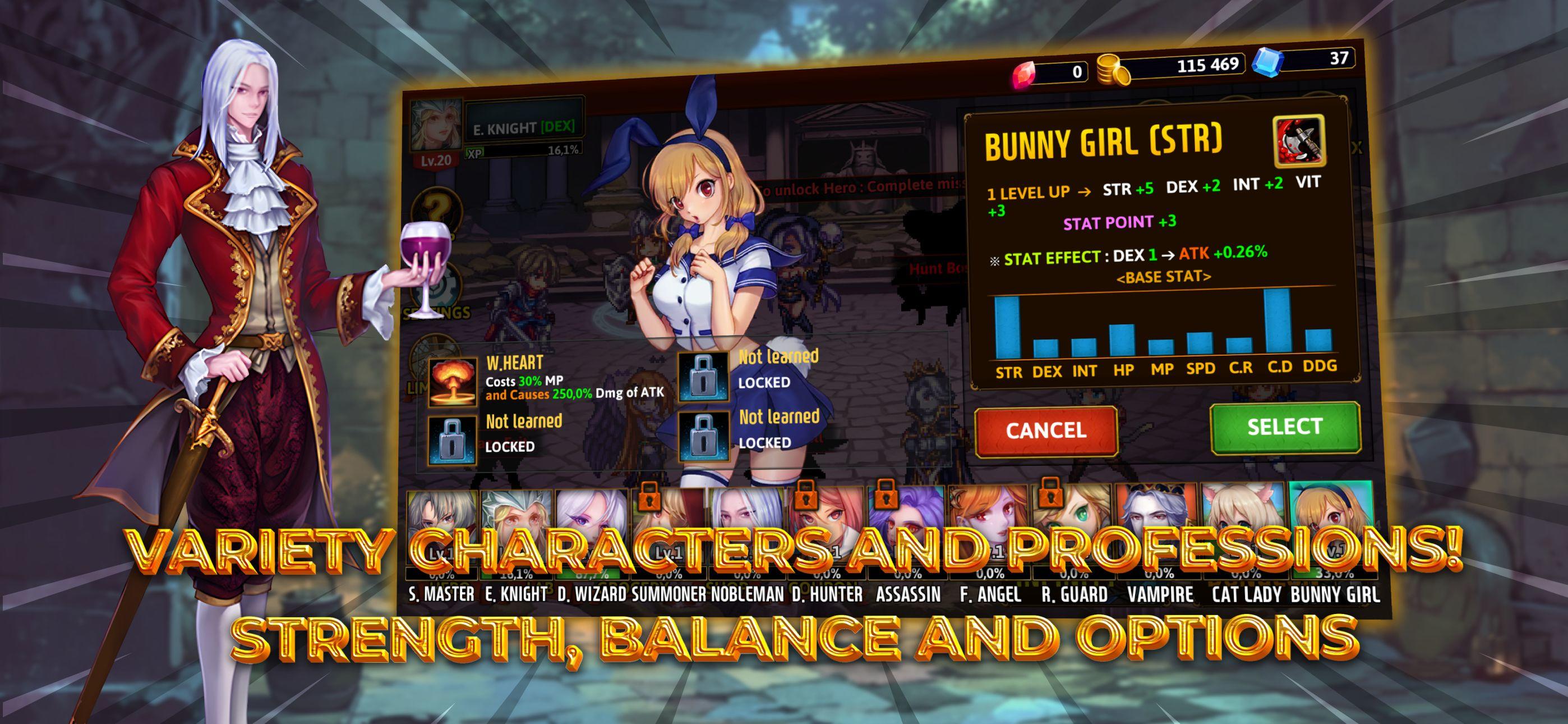 Darkside Dungeon roguelike rpg Game Screenshot