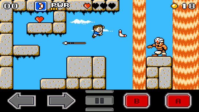 Venture Kid Game Screenshot