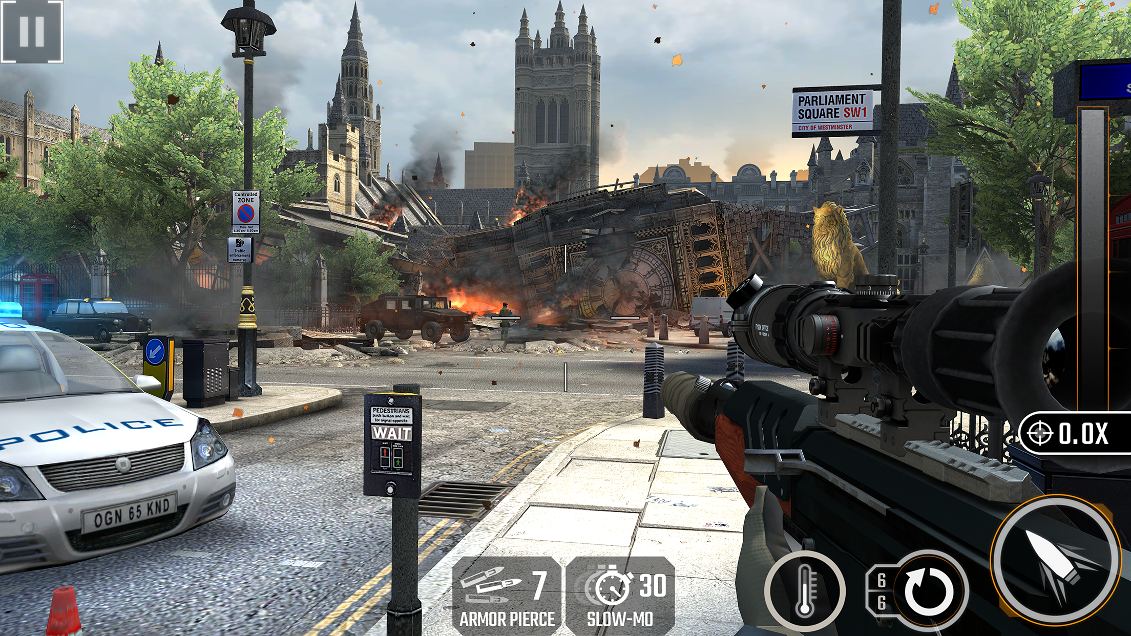Sniper Strike 人称視点3Dシューティングゲームのキャプチャ