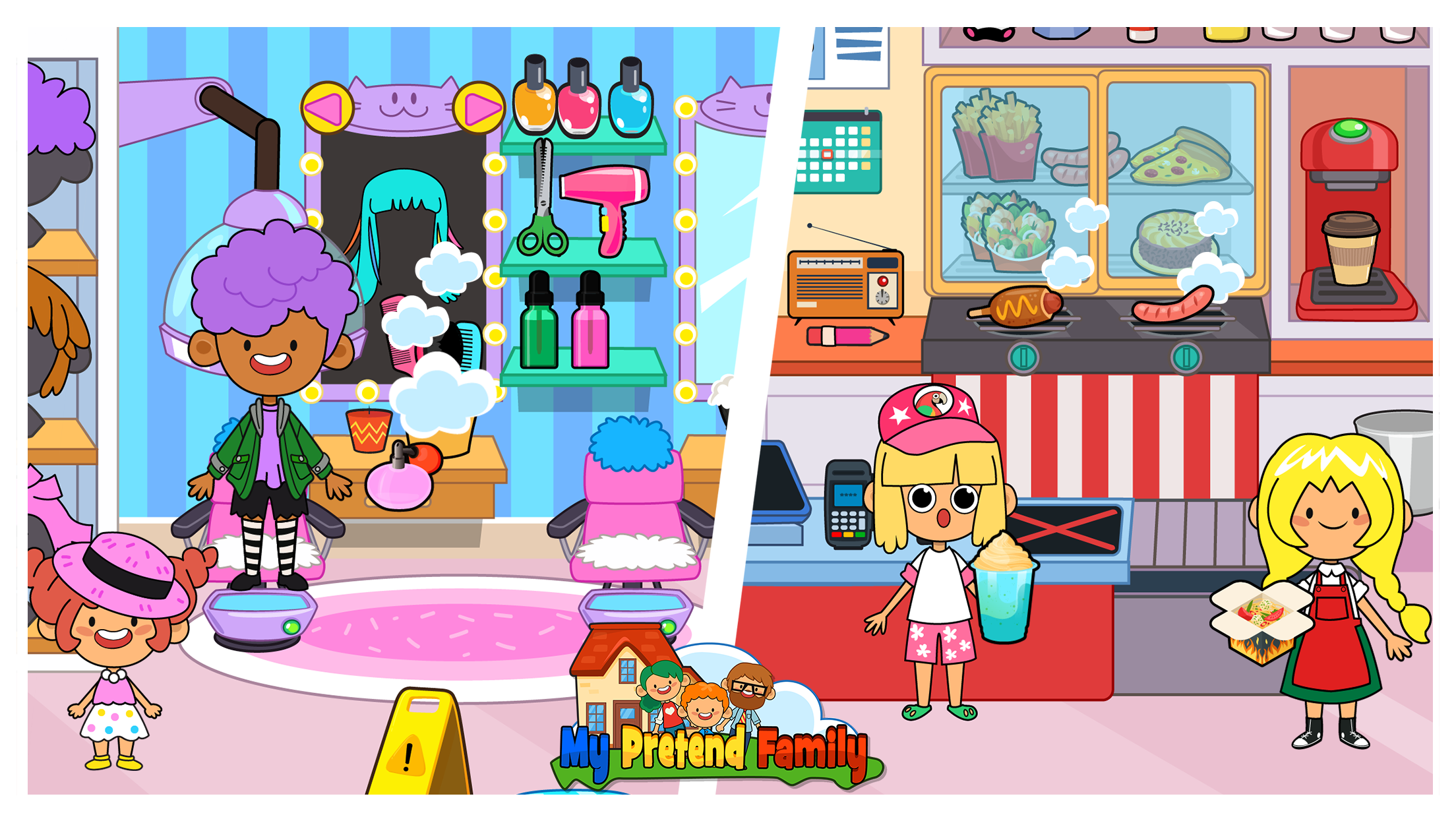 My Pretend Home & Family Town ภาพหน้าจอเกม