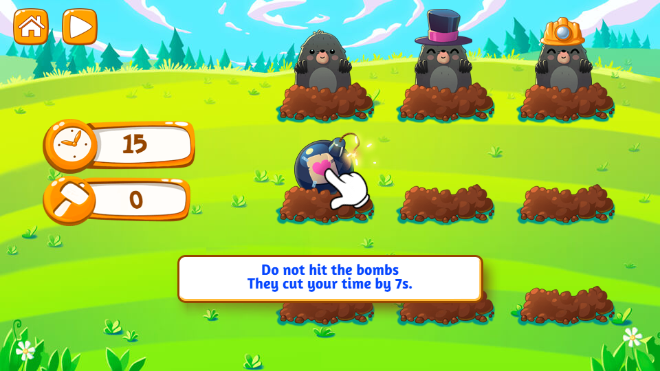 Whack A Mole Game Screenshot