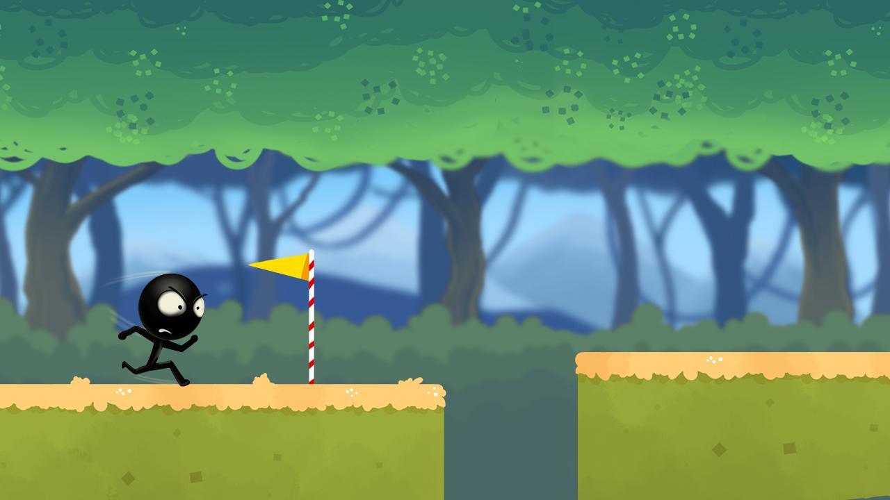 Stickman Jungle Run Game Screenshot
