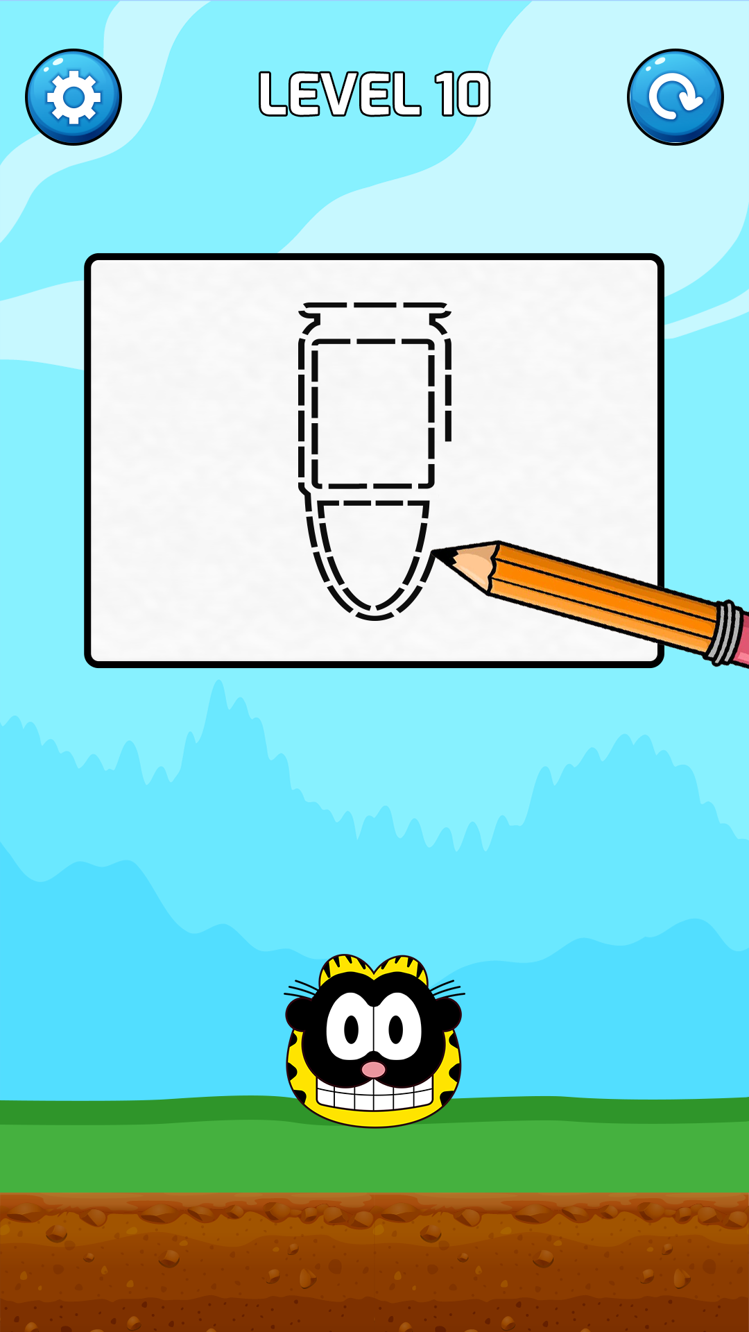 Draw One Line Puzzle Game Game Screenshot