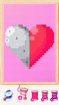 Cuplikan Layar Game Magic Cross Stitch: Pixel Art