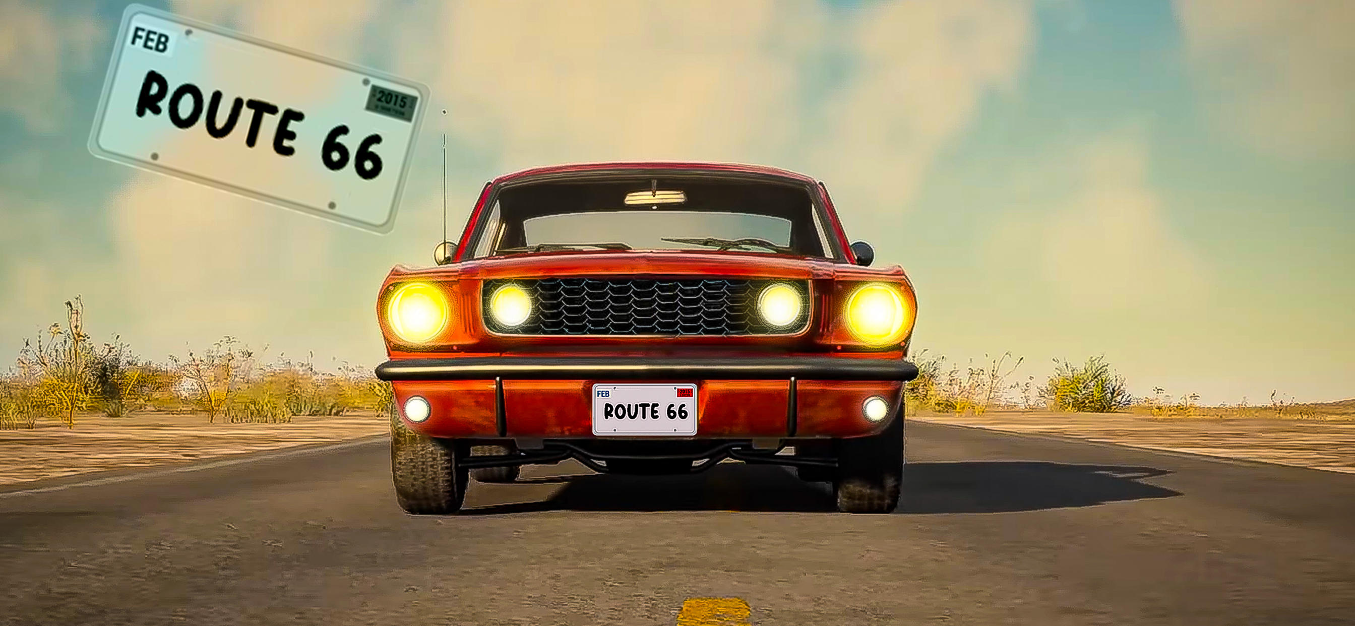 Screenshot of Long Route 66 Simulator Game