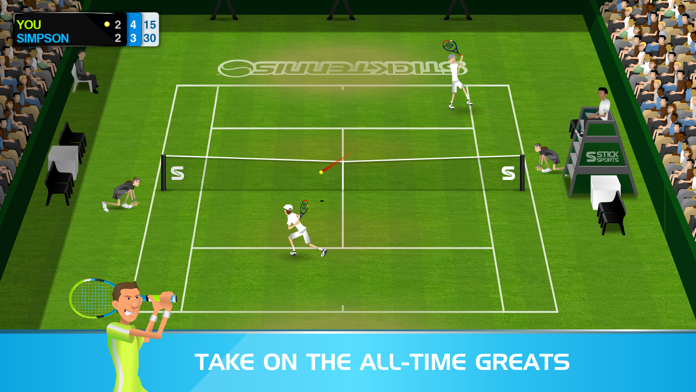 Stick Tennis Game Screenshot