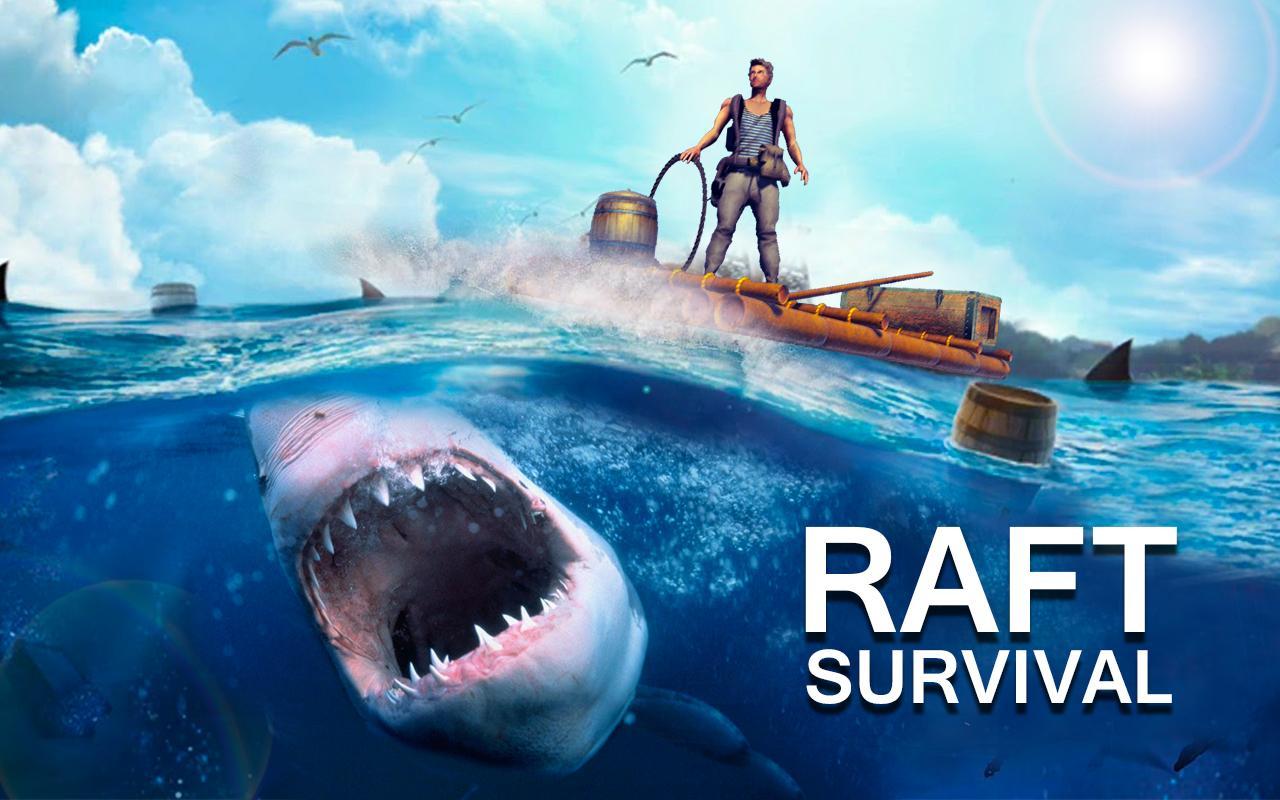 Screenshot 1 of Raft Survival Island Simulator: nuevos juegos de supervivencia 
