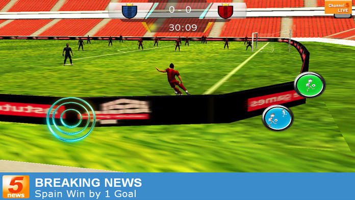 Screenshot 1 of リアル フットボール インターナショナル カップ HD:サッカー 