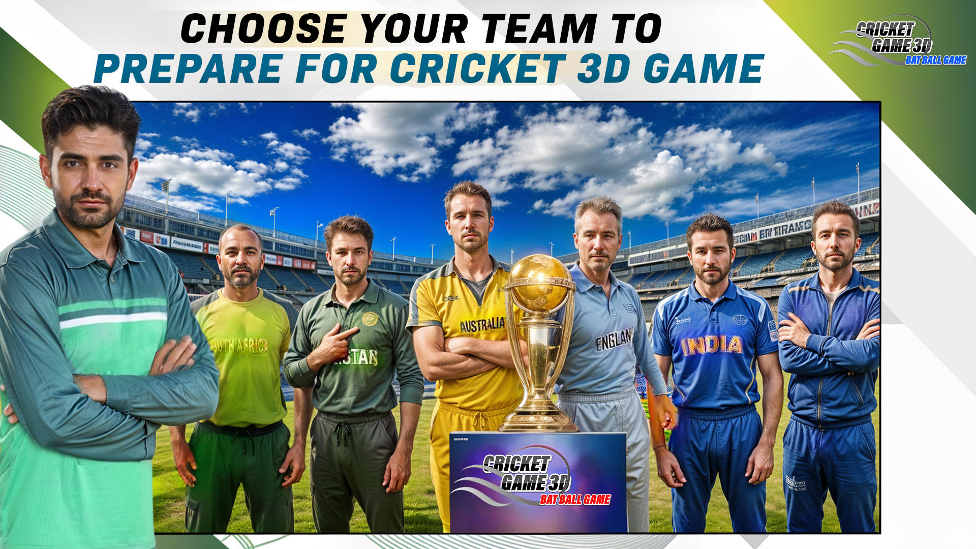 Cricket Game 3D: Bat Ball Game Game Screenshot